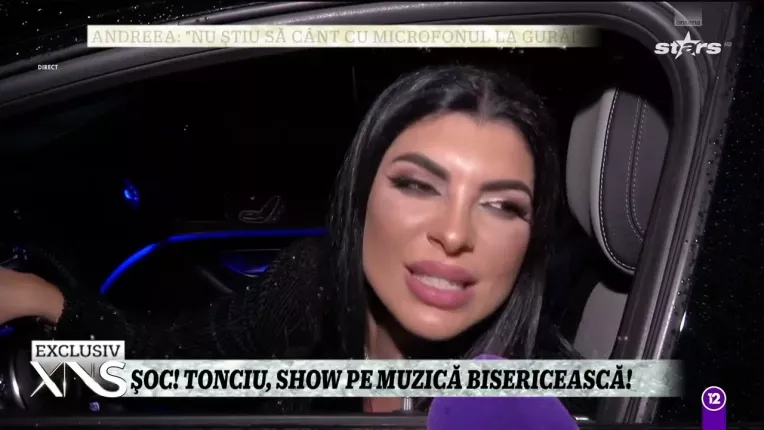 Andreea Tonciu, show in bolidul ei de lux