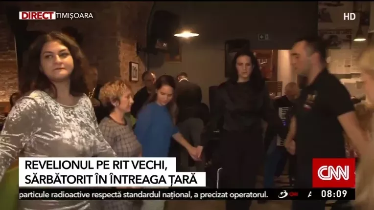 Anul Nou pe rit vechi, sarbatorit de mii de oameni din intreaga tara