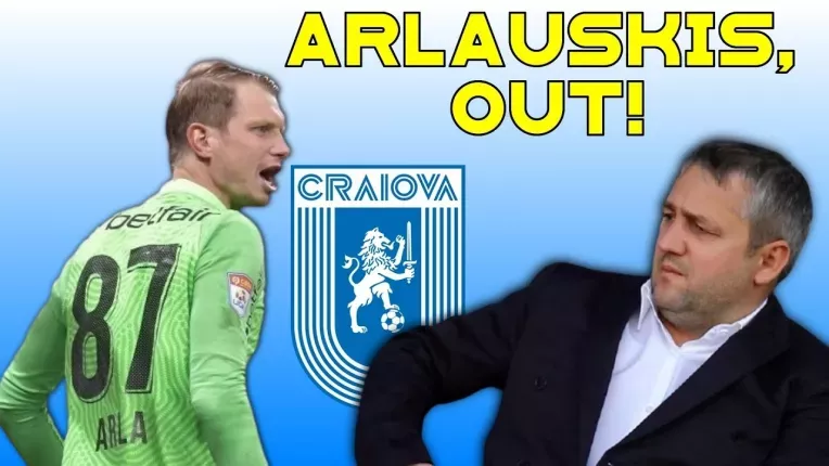 Arlauskis, out de la Universitatea Craiova! Mihai Rotaru pregateste "exodul" in Banie