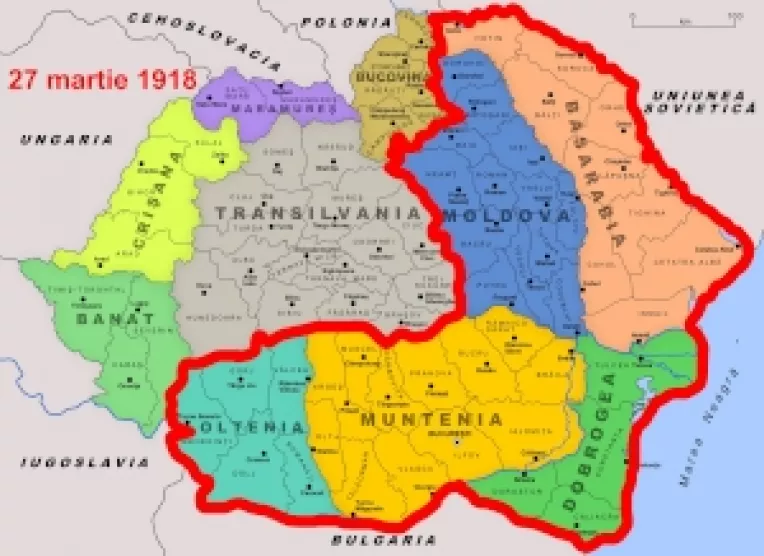 Basarabia a fost prima provincie care s-a unit cu Romania pentru a forma Romania Mare