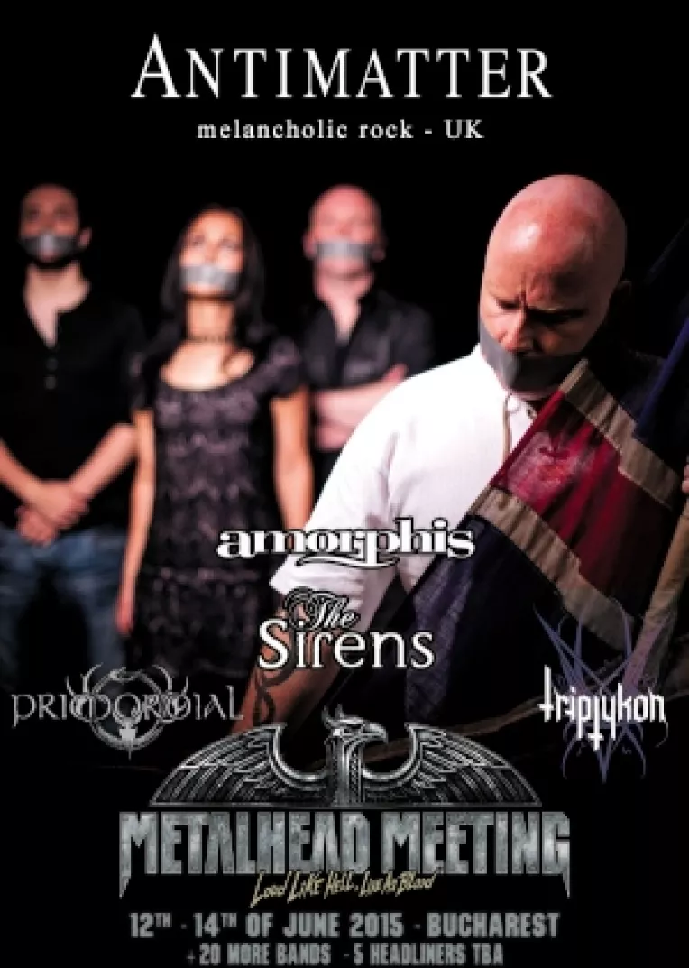 Britanicii de la ANTIMATTER se alatura lineup-ului METALHEAD Meeting 2015