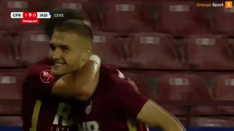 CFR Cluj - Poli Iasi 2-0. Mandorlini a revenit pe banca ardelenilor cu o victorie