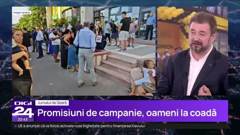 Cozi de zeci de oameni pentru inscrierea cu buletinul la "Planul Simion"