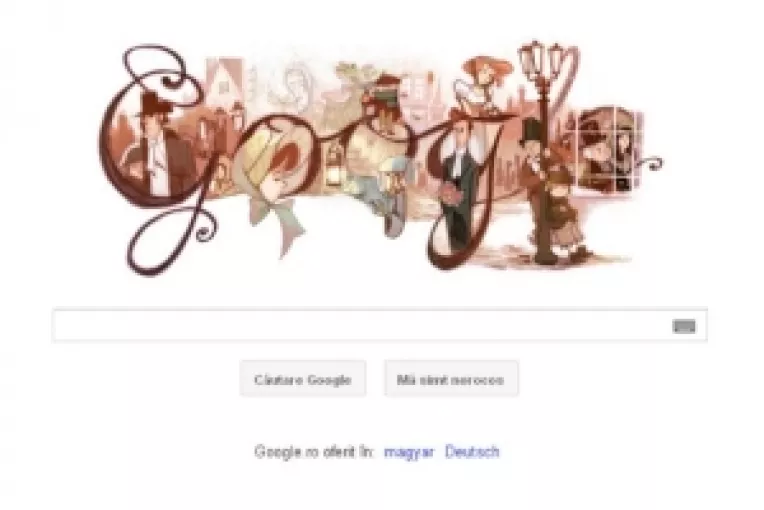 Google si-a modificat logoul pentru a-l omagia pe marele scriitor britanic Charles Dickens