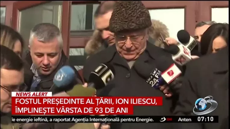Ion Iliescu, primul presedinte al Romaniei de dupa caderea comunismului, implineste 93 de ani