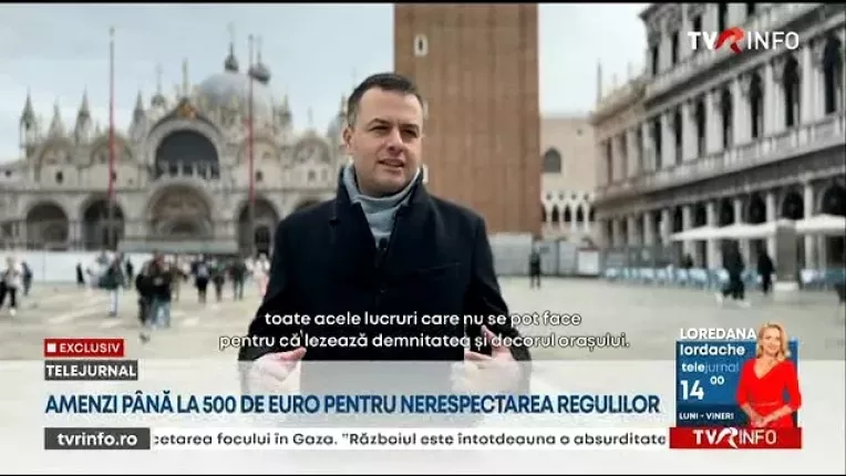 Noi reguli pentru turistii din Venetia. Amenzile ajung la 500 de euro