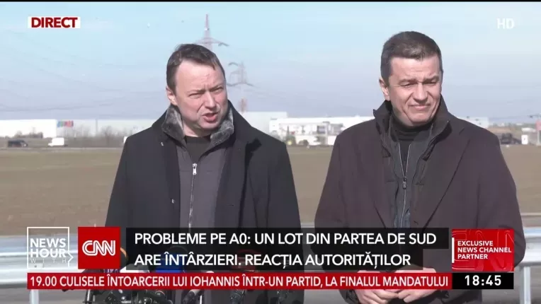 Probleme pe Autostrada A0: Un lot din partea de sud are intarzieri. Reactia autoritatilor