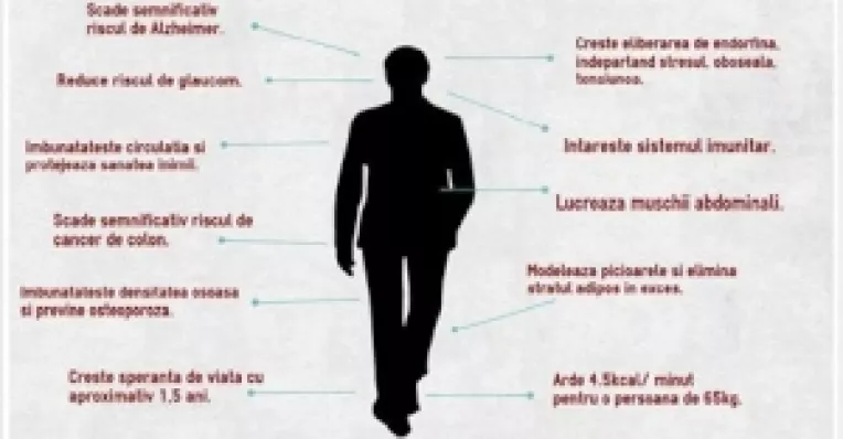 Profesorul Siobhan Philips recomanda 3 ore de mers pe jos, pentru o mai buna recuperare dupa un cancer de prostata