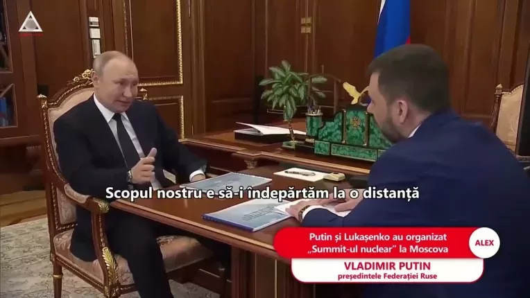 Putin si Lukasenko au organizat "Summit-ul nuclear" la Moscova