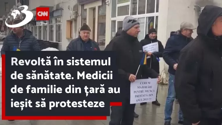 Revolta in sistemul de sanatate. Medicii de familie din tara au iesit sa protesteze