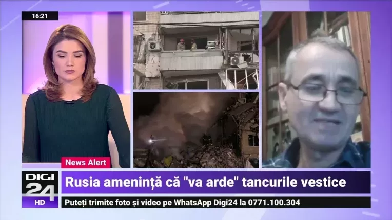 Rusii ameninta ca tancurile britanice trimise in Ucraina "vor arde la fel ca celelalte"