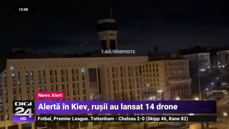 Rusii au atacat din nou Ucraina cu drone kamikaze