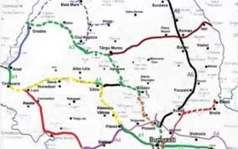 Stadiile autostrazilor Bucuresti-Timisoara si Ploiesti-Brasov