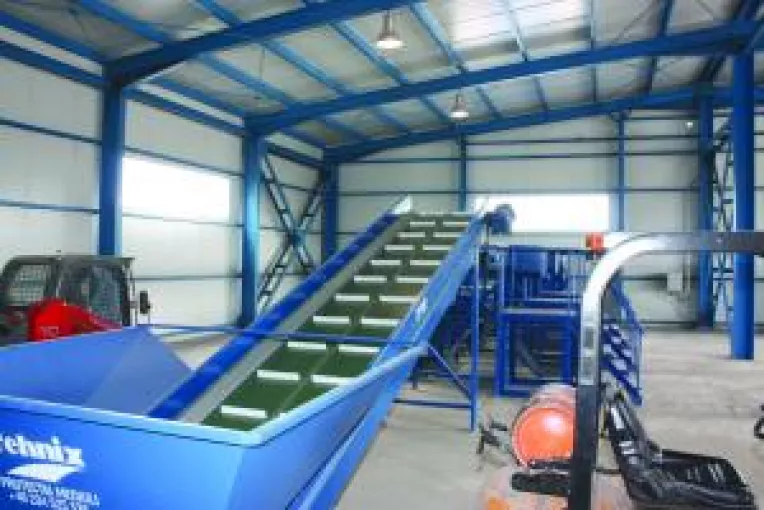 Statie de sortare a deseurilor la Goicea