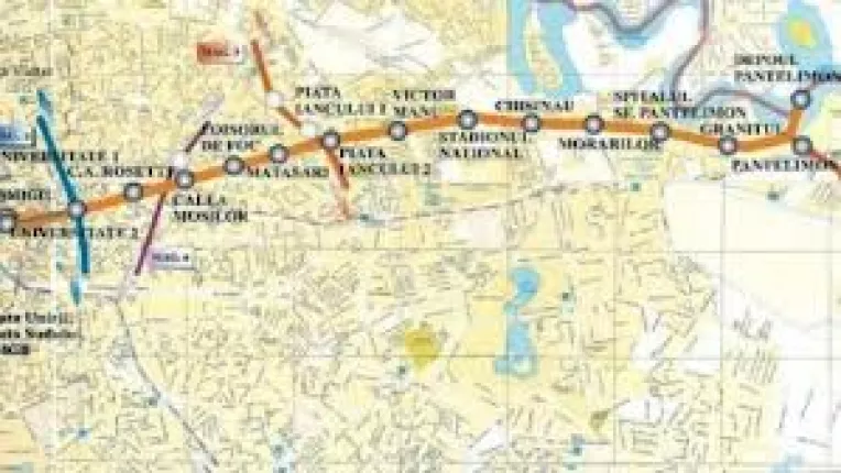 Statiile de metrou de pe Magistrala Universitate - Pantelimon