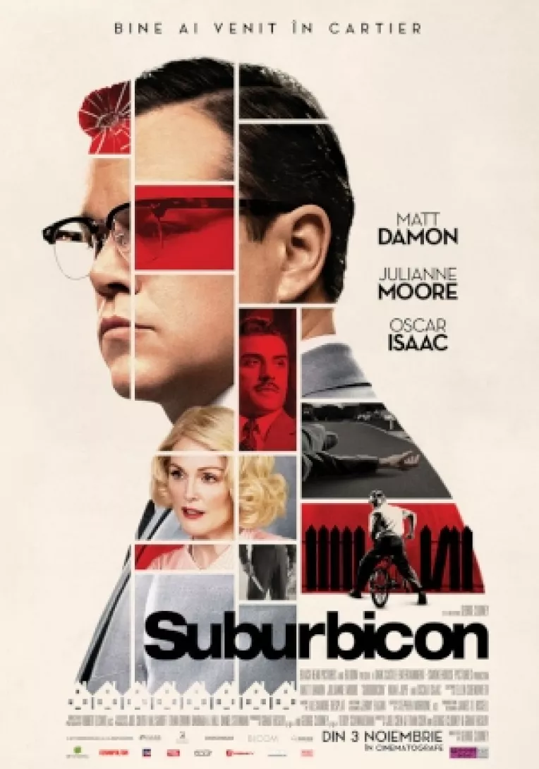 Suburbicon, un film cu Matte Damon si Julianne Moore, in cinematografele din Romania