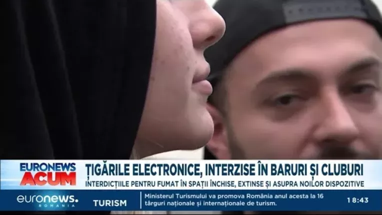Tigarile electronice ar putea fi interzise in baruri si cluburi. EVALI, boala pe care o pot declansa