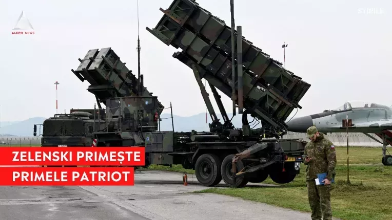 Ucraina a primit primele sisteme antirachete Patriot