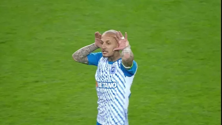 Univ. Craiova - Rapid 2-1. Rapid a condus cu 1-0, dar a luat doua goluri in superioritate