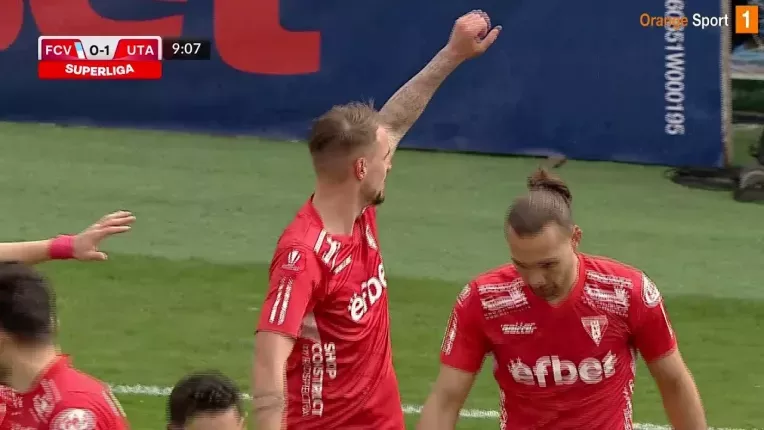Voluntari - UTA 1-1. Gol supernorocos al aradenilor